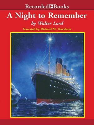 cover image of A Night to Remember--The Classic Account of the Final Hours of the Titanic